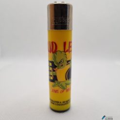 Bud Lee edition yellow Clipper lighter from the Los Cogollitos collection.