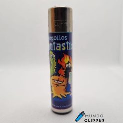 Blue Clipper lighter by Fantastic Cogollos from the Los Cogollitos collection. Clipper without gas made in Spain.