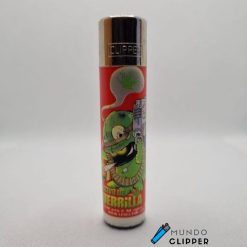 Red Clipper lighter edition of Los Cogollitos de Cultivo de Guerrilla made in Spain.