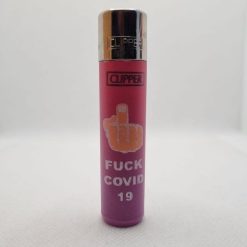 Clipper lighter from fuck covid19 pandemic edition. Exclusive model without gas for collectors.