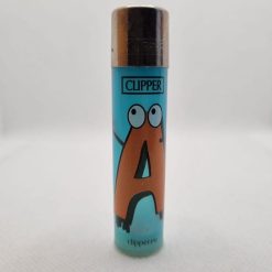 CLIPPER LIGHTER FUNNY LETTERS A - BLUE