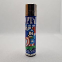 Los Cogollitos de Captain Marihuana blue Clipper lighter made in Spain without gas. 