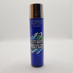Blue Clipper lighter without gas made in Spain edition if you like to reuse.