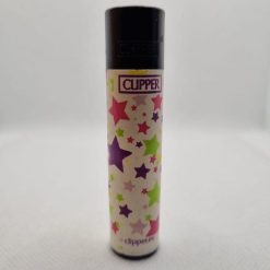 MECHERO CLIPPER CON ESTRELLITAS MULTICOLOR