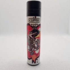 Reusable white Clipper lighter from the Pokemon fire edition made in Spain without gas.