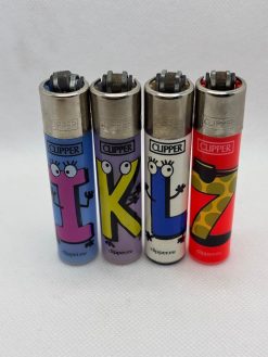 CLIPPER LIGHTERS ALPHABET LETTERS