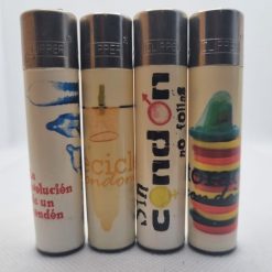 Original condom Clipper lighters made in Spain. A series of 4 gasless Clipper lighters for all Clipper lighter collectors around the world. A collection of Clipper lighters perfect for all those passionate about the world of collecting CLIPPER lighters.
