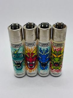 MECHEROS CLIPPER DRAGONES DE COLORES ORIENTALES
