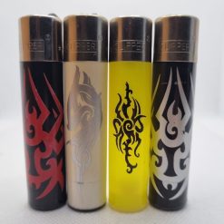 Original tattoo style Clipper lighters made in Spain. A series of 4 Clipper lighters in different colors for all Clipper lighter collectors in the world.Original tattoo style Clipper lighters made in Spain. A series of 4 Clipper lighters in different colors for all Clipper lighter collectors in the world.
