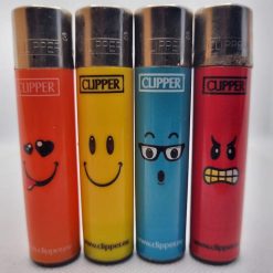 Mecheros Clipper originales edición expresiones faciales de colores Clipper completa fabricados en España. Una serie de 4 mecheros Clipper sin gas del universo de personajes para todos los coleccionistas de mecheros Clipper de todo el mundo. Una colección de mecheros Clipper perfecta para todos los apasionados del coleccionismo de los Clippers.
