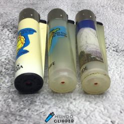 Mecheros clipper de las islas canarias fabricados en España, son recargables y vienen sin gas.