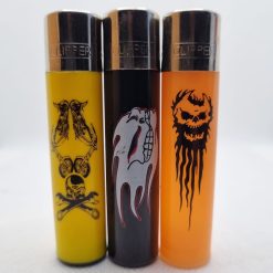 CLIPPER LIGHTERS STYLISH SKULLS