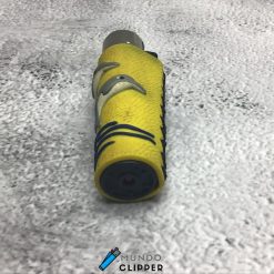 Mechero de colección clipper con funda de color amarillo edición delfines fabricado en España