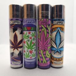 MECHEROS CLIPPER DE LA HOJA DE MARIHUANA MIX