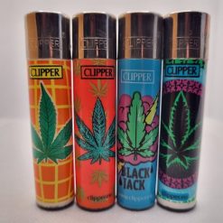 MECHEROS CLIPPER HOJAS DE MARIHUANA VARIOS FORMATOS