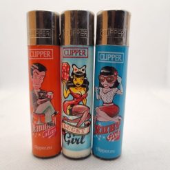 MECHEROS CLIPPER PERSONAJES VINTAGE