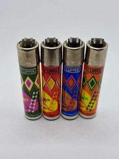 MECHEROS CLIPPER ROMBOS DE COLORES