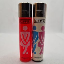 MECHEROS CLIPPER SILUETAS DE HOMBRE Y MUJER WC