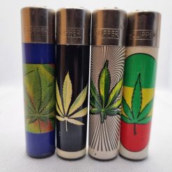 MECHEROS CLIPPER VARIAS HOJAS DE MARIHUANA